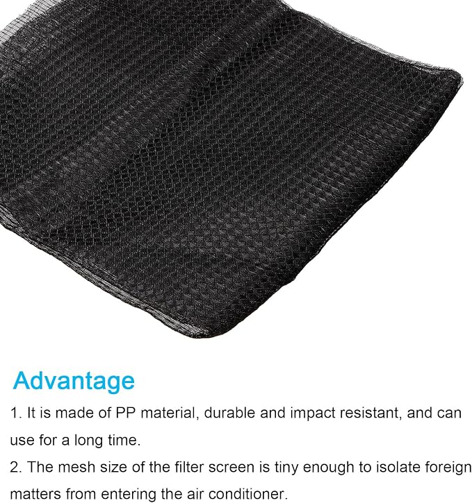PATIKIL 47.2" x 23.6" Air Conditioner Air Filter Material, Plastic Dustproof