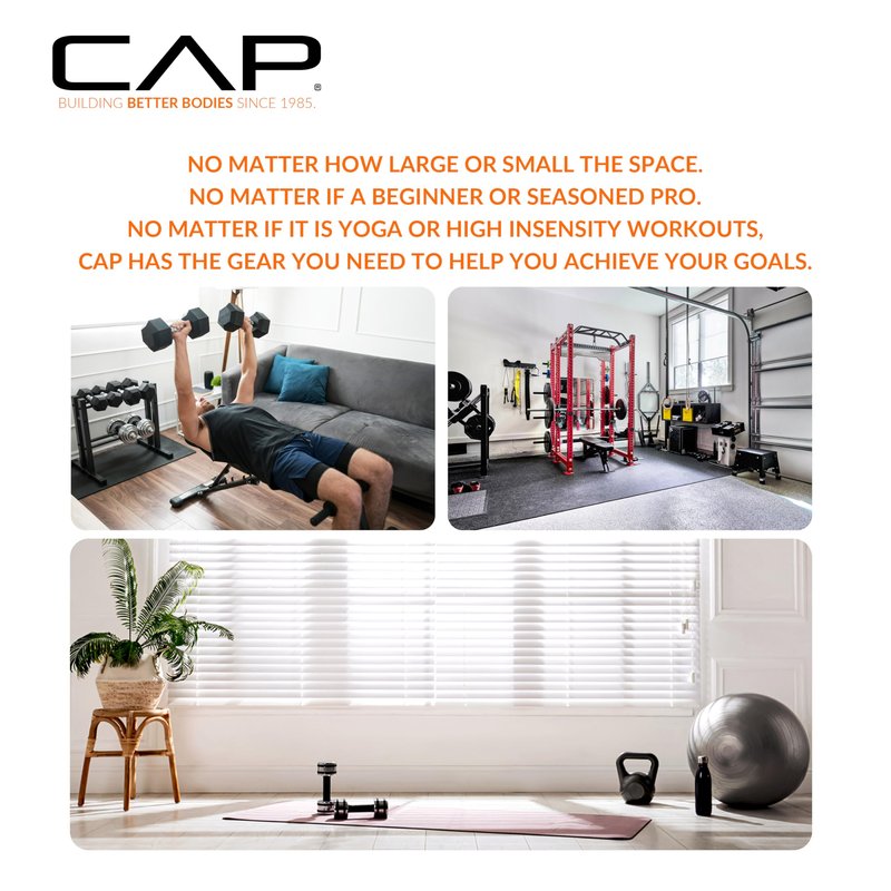 CAP Barbell Black Cast Iron Kettlebell | 20 Pounds