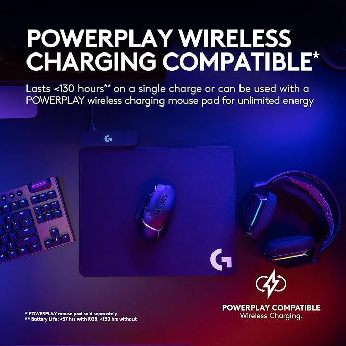 Logitech G502 X Plus Lightspeed Wireless RGB Gaming Mouse - Optical Mouse with LIGHTFORCE Hybrid switches, LIGHTSYNC RGB, Hero 25K Gaming Sensor, Compatible with PC - macOS/Windows - Black