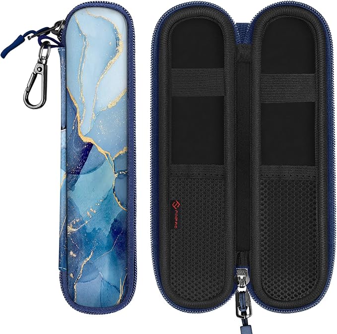 Fintie Pen Holder Case for Apple Pencil Pro, Apple Pencil (USB-C / 1st / 2nd Generation), Soft Neoprene Zipper Carrying Bag Sleeve Pouch for Samsung Stylus, Surface Pen