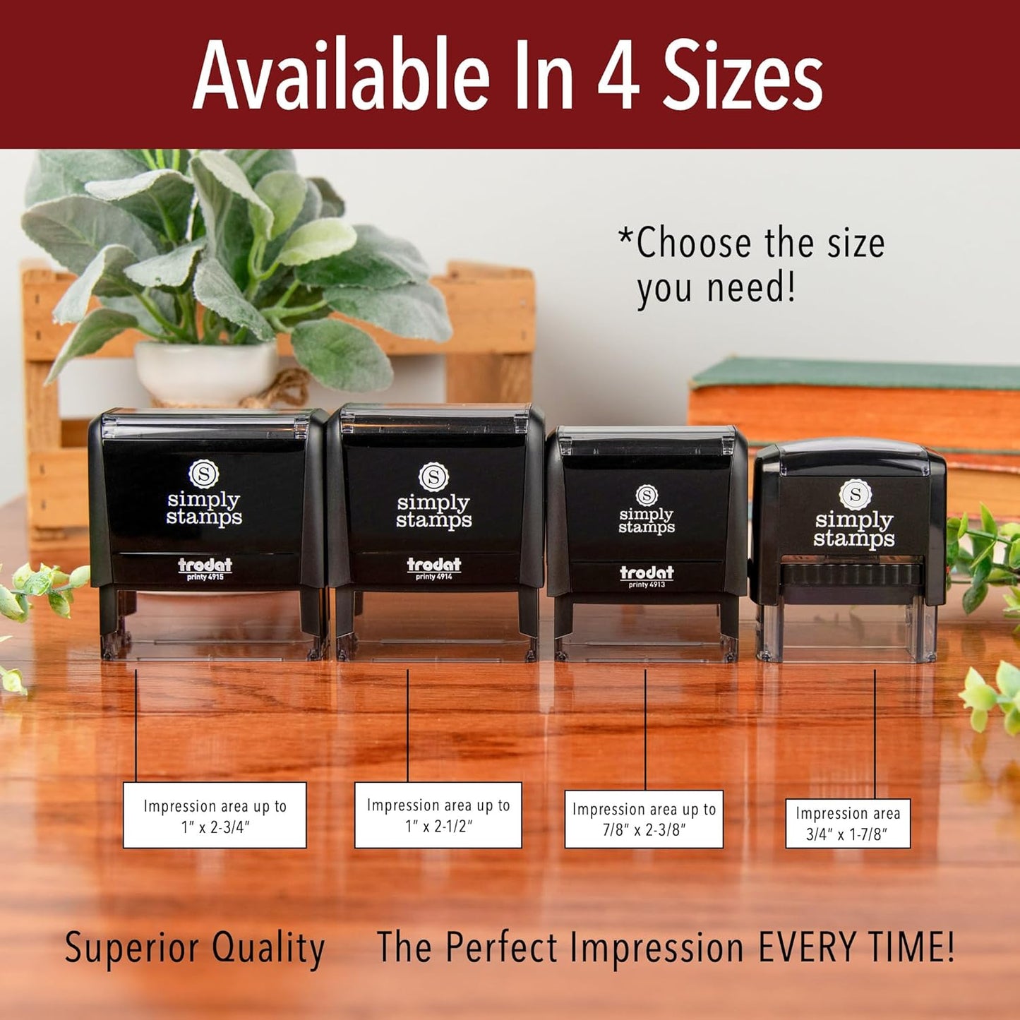 Air Mail Office Stamp | 4 Different Sizes | 20 Designs | Multiple Color Options | Perfect for Quick Validation of Office Documents (Air Mail, Large)