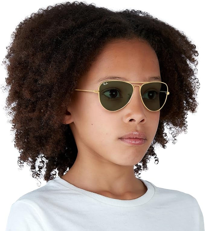 Ray-Ban Junior Kids' Rj9506s Metal Aviator Sunglasses