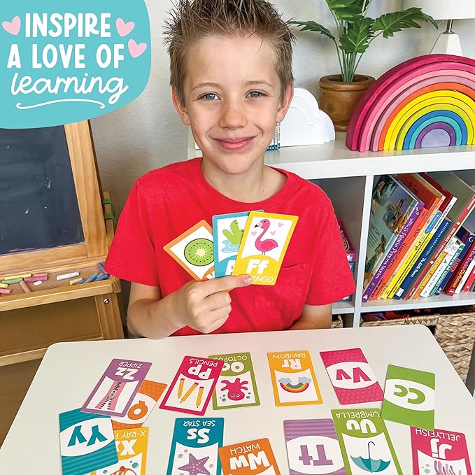 Hadley Designs Alphabet Flash Cards for Toddlers 1-3 - Preschool Learning Activities, Number Color Shapes & ABC Flash Cards for Toddlers 1-3, Daycare Essentials, Homeschool Supplies, Kids Easter Gifts