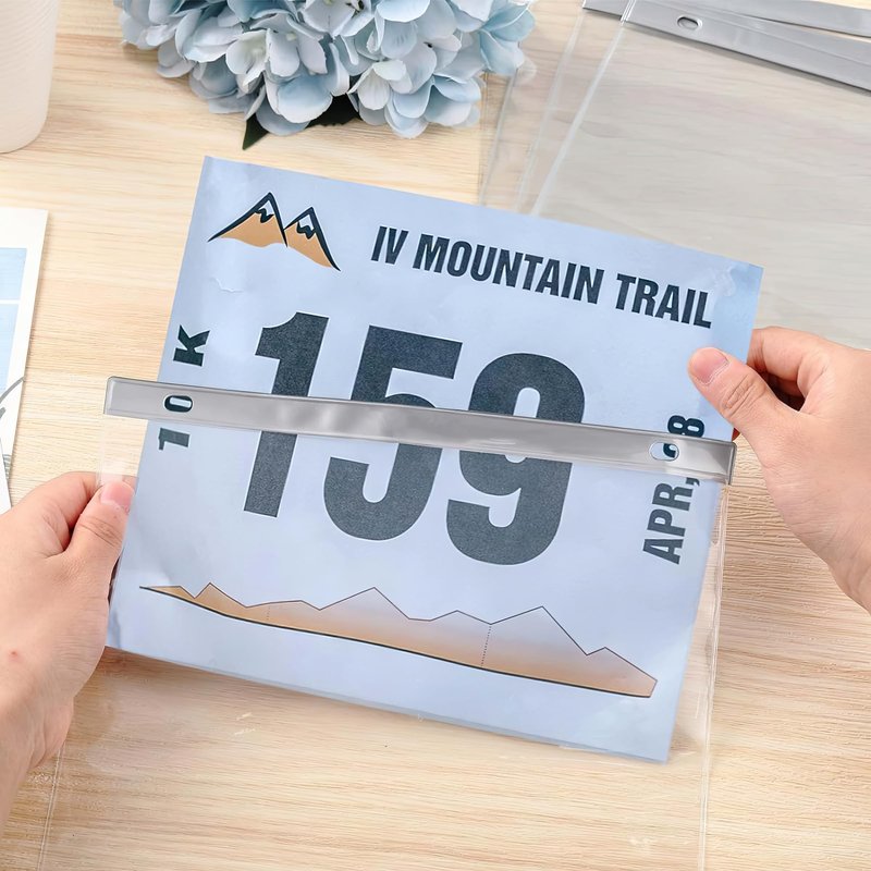 Goutoports Athletic Race Bib & Medal Display Combo - 10 Sheets