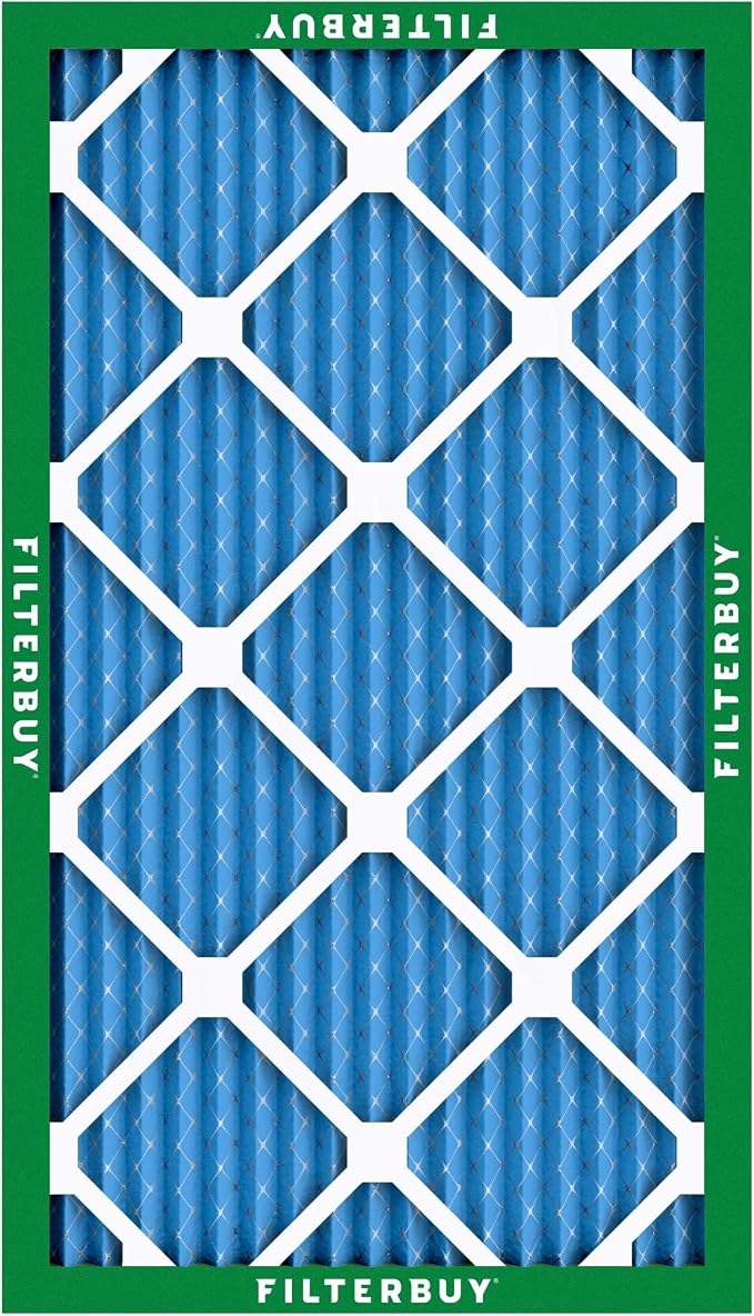 Filterbuy 13x24x1 Air Filter MERV 13 Optimal Smoke & Allergy Defense,