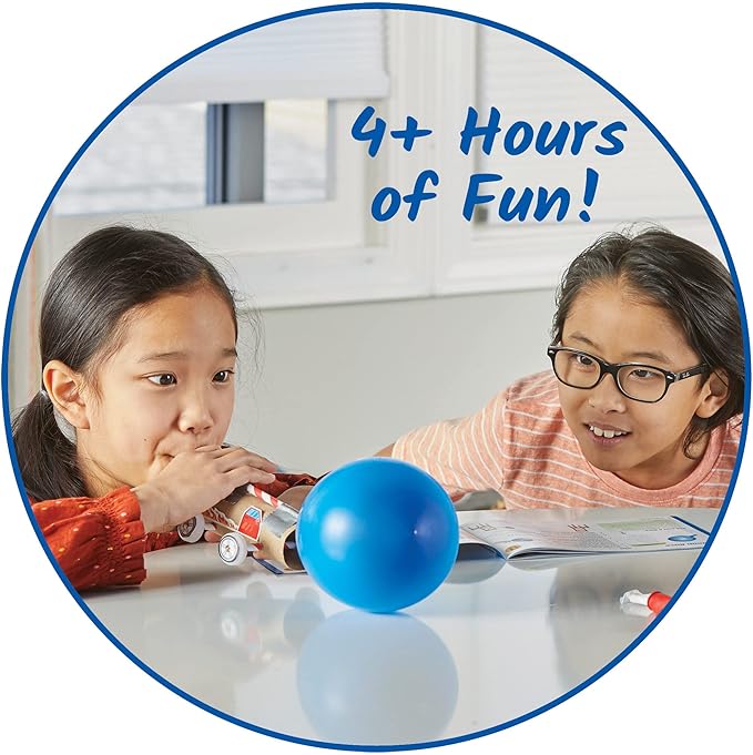 hand2mind-93422 Take Flight Science Lab Kit, STEM Activities for Kids Ages 5-7, STEM Toys, Learn About STEM Careers, Lab Guide, Kids Foam Rockets, Rocket Science for Kids, 18 Hands-On Activities