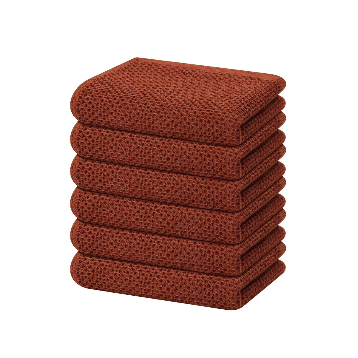 Homaxy 100% Cotton Waffle Weave Kitchen Dish Cloths, Ultra Soft Absorbent Quick Drying Dish Towels, 12 x 12 Inches — 12 x 12 - 12 Pack — 13 X 28 - 6 Pack