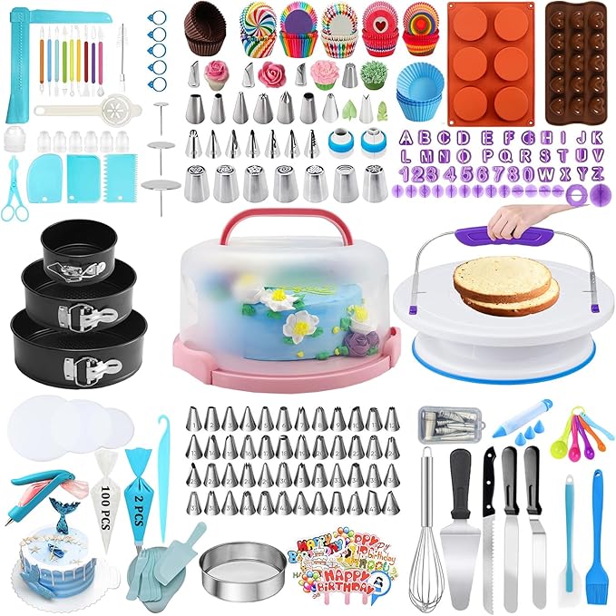 Gawren-H&E Cake Decorating Kit-Baking Supplies and Cake Decorating Supplies