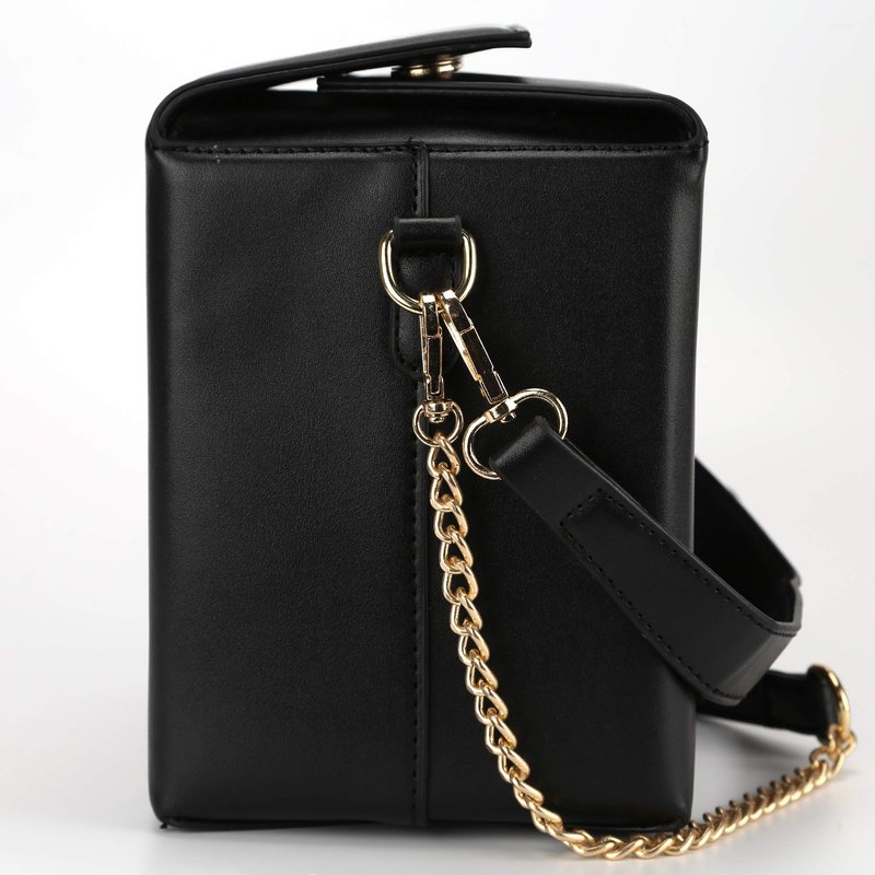 QiMing Tower Print Crossbody Shoulder Bag,Pu Chinese Takeout Box Totes Purse for Women