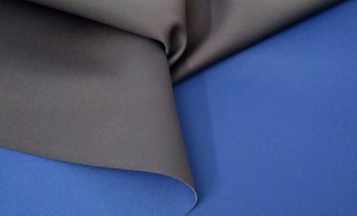 2mm Blue Neoprene Fabric, Scuba Wetsuit Material, Fabric for Sewing, Thin Foam Rubber Sheet (Blue, 1' x 2')