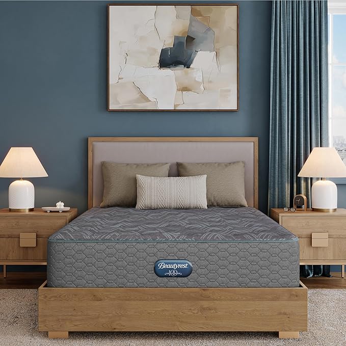 Beautyrest Prime Dream Plush 13.75" Mattress - Twin - Durable Pocketed Coil, Support, Pressure Relief, Cooling, Motion Separation; 100 Night Sleep Trial and 10 Year Warranty