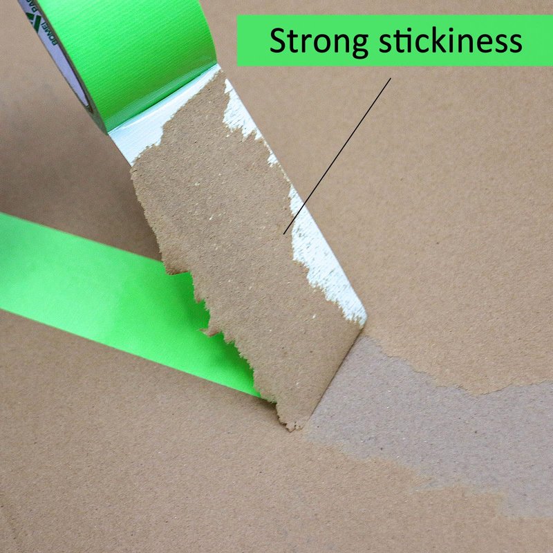 BOMEI PACK Green Duct Tape, 3Rolls Heavy Duty Strong Industrial Color Duct Tape 9mil x 1.88inch x 30yds for Packing and Repairing