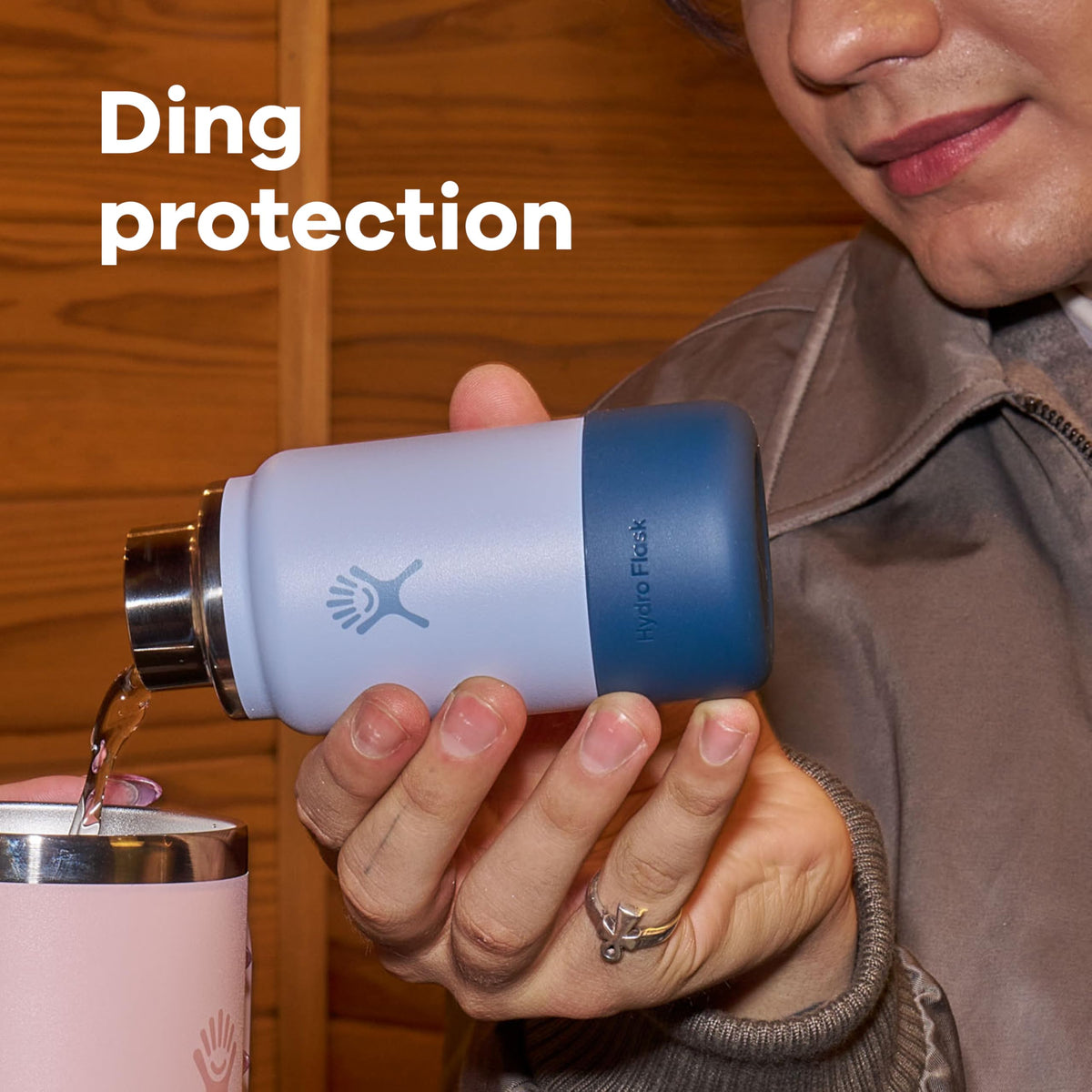 Hydro Flask Micro Bottle Boot - Bottom Protector Sleeve - Silicone Mini Water Bottle Accessory Mermaid Green