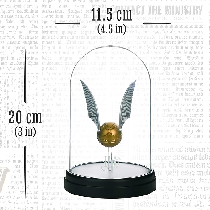 Paladone Harry Potter Levitating Golden Snitch Light, Touch Activated Desk Lamp Accessories, Officially Licensed Harry Potter Decor Gifts & Collectibles