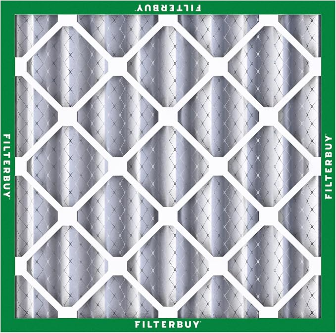 Filterbuy 20x20x4 Air Filter MERV 8 Essential Dust & Allergy Defense,