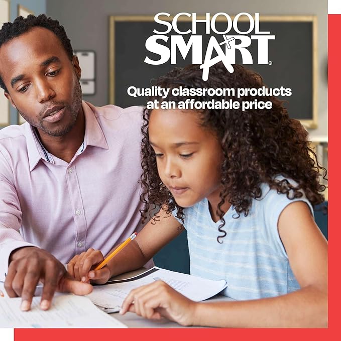 School Smart Graph Paper, 1/2 Inch Rule, 9 x 12 Inches, Manila, Pack of 500