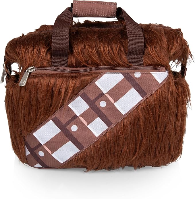 PICNIC TIME Star Wars Chewbacca On The Go Lunch Bag Cooler, Soft Cooler Lunch Box, Insulated Lunch Tote, Leak-Resistant Work Lunchbox, Reusable Thermal Cooler Bag, (Brown)