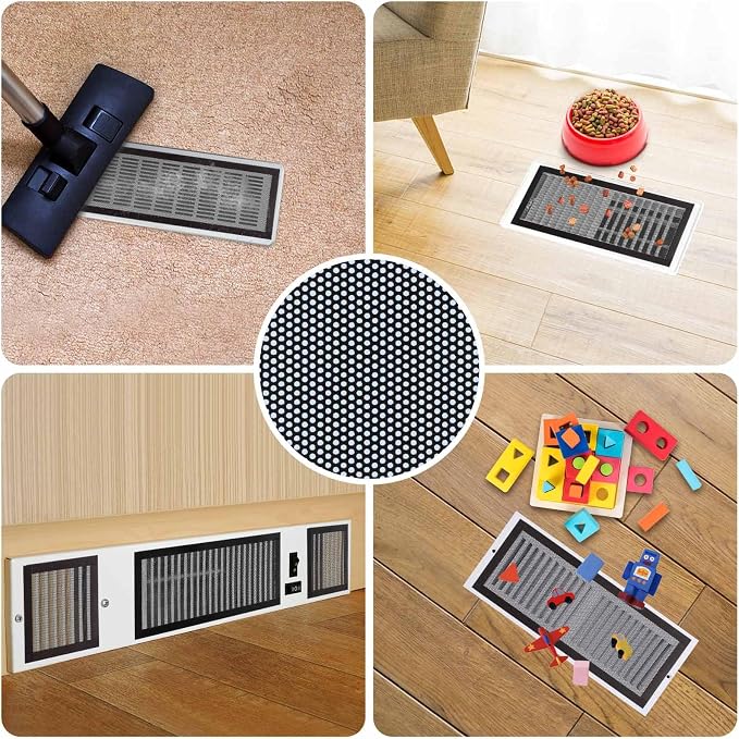 4 Pack 40cm x 30cm Magnetic Floor Vent Cover