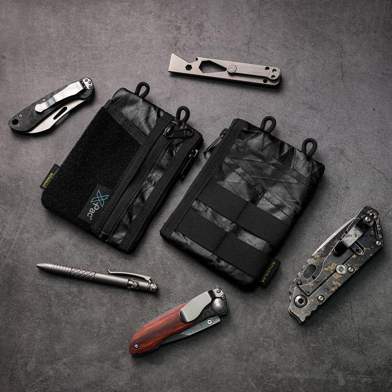 VIPERADE VE18 EDC Pouch, Pocket Organize for Men, EDC Pocket Organizer, 3 Slots with 2 Zipper Pockets, Multitool Pouch