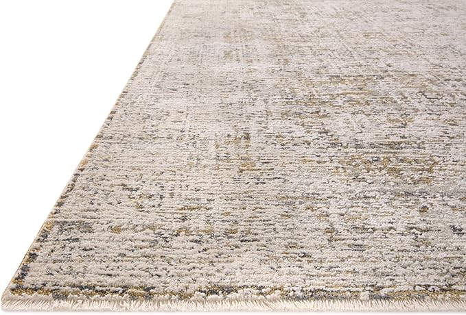 Loloi Amber Lewis Alie Collection ALE-05 Gold/Beige 2'-7'' x 12'-0'', .13'' Pile Height, Runner Rug