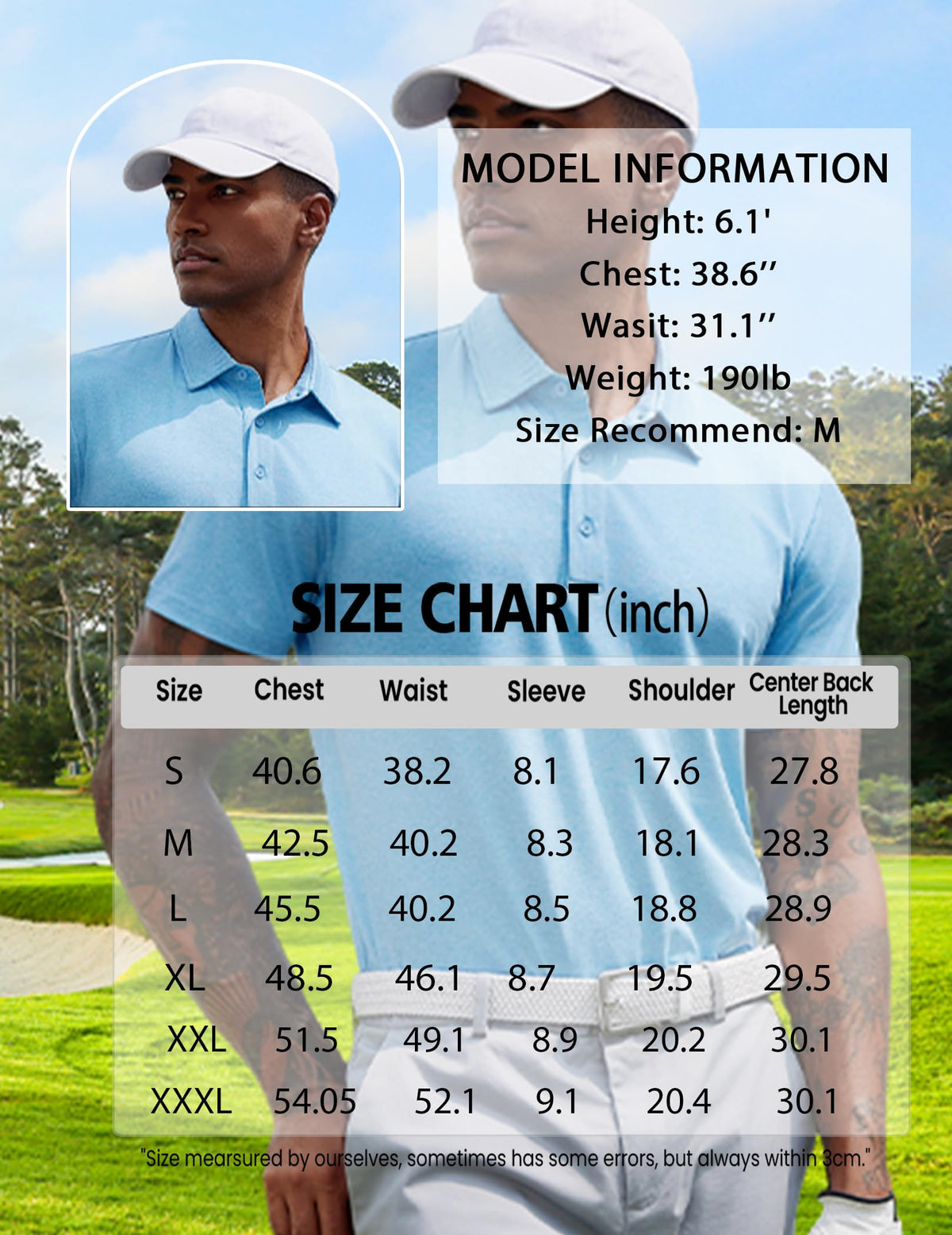 COOFANDY Men's Short Sleeve Black Golf Polo Shirts Quick-Dry Performance Tactical T-Shirt Collared Tennis Shirts Top