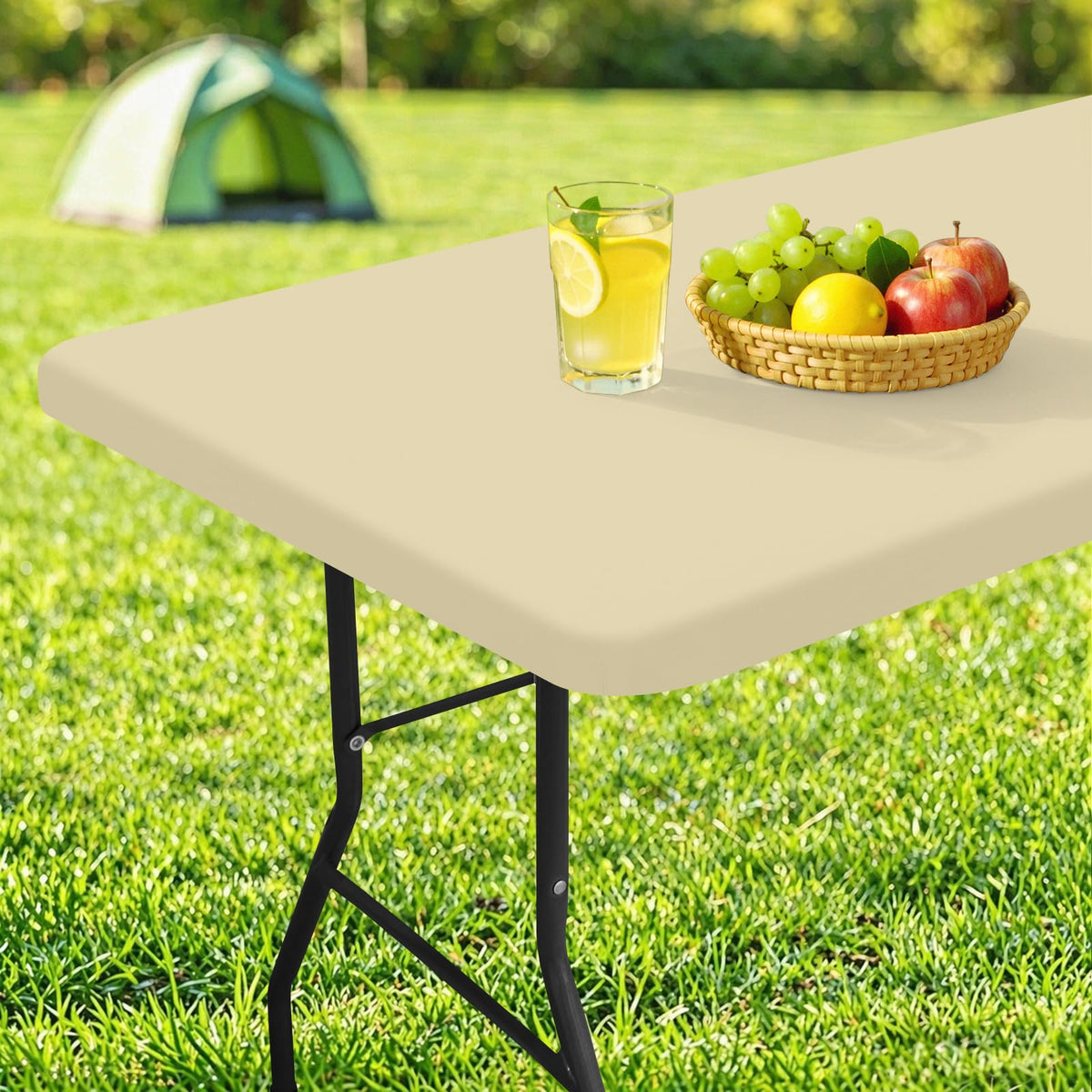 homing Rectangle Table Cloth Cover 8 Foot Elastic Fitted Tablecloth