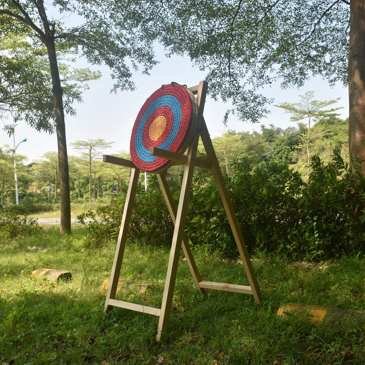 KAINOKAI Traditional Hand-Made Straw Archery Target,Arrow Target for Recurve Bow Longbow or Compound Bow(20in / 3 Layers)