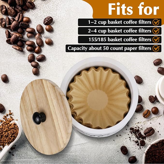 Wooden Coffee Filter Holder