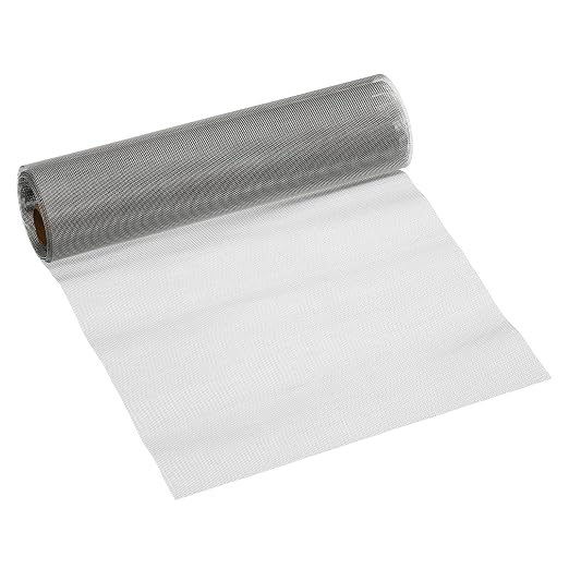 PATIKIL 40" L x 10" W Woven Wire Mesh, 30 Mesh 316L Stainless Steel Air Vent