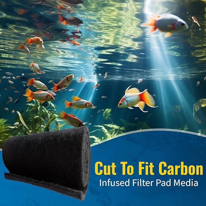 CFS – Pack of 2, Cut to Fit Carbon Infused Filter Pad Media