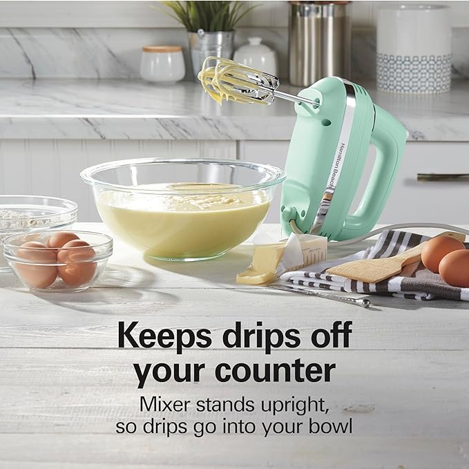 Hamilton Beach Retro 5-Speed Electric Hand Mixer With SmartBoost Technology