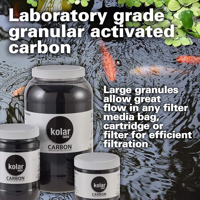 Kolar Labs Crystal Cal Activated Carbon – Large Jar, Activated Charcoal