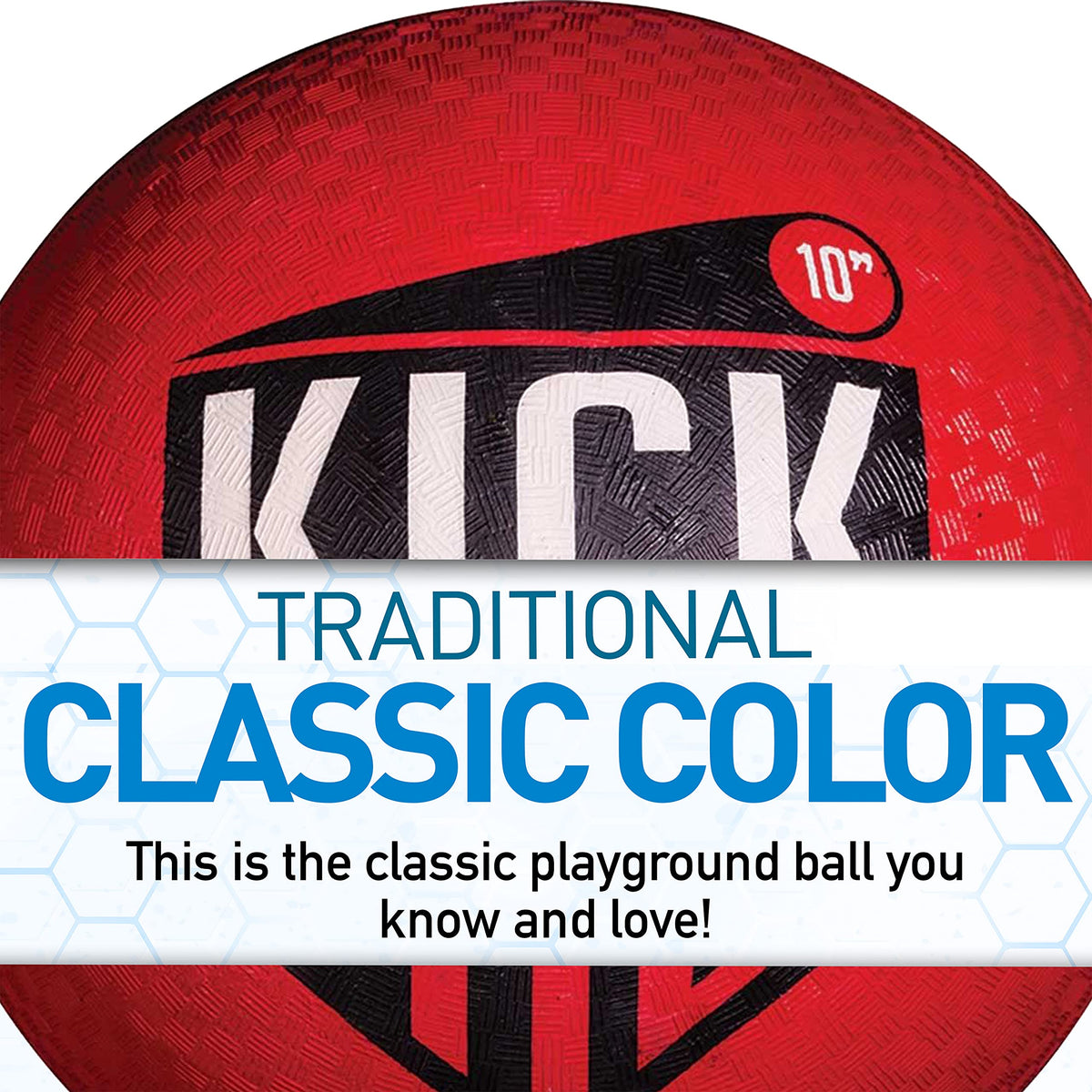 Franklin Sports Rubber Kickball, 10"