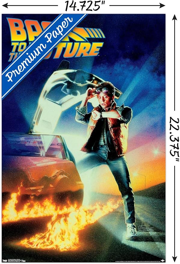 Trends International Back to the Future - One Sheet Wall Poster, 14.725" x 22.375", Premium Unframed Version