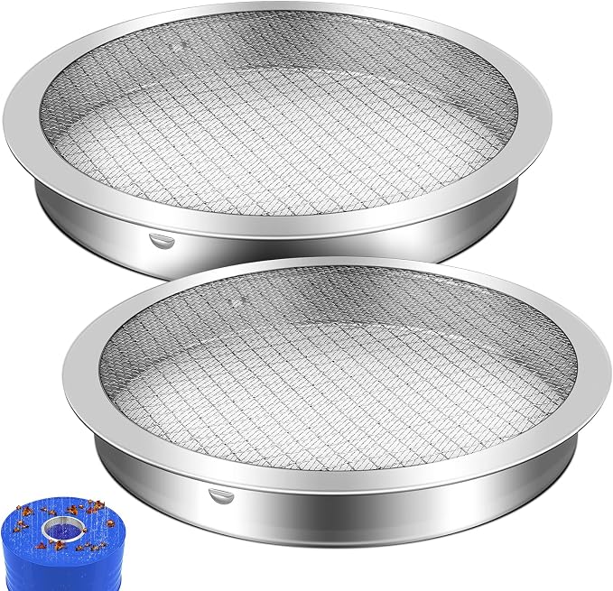 6" Rain Barrel Screen Aluminum, Rain Barrel Filter Rainwater Collection System