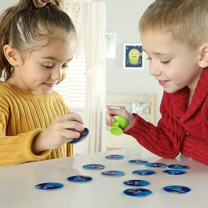 Learning Resources Slam Ships Sight Words Game - Phonics Flash Cards,Montessori Spelling, Homeschool, Classroom Must Haves, Teacher Supplies, Gifts for Boys and Girls