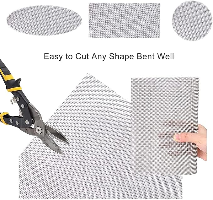 Stainless Steel Woven Wire Mesh, 304 Insect Screen, 30 Mesh Window Grid