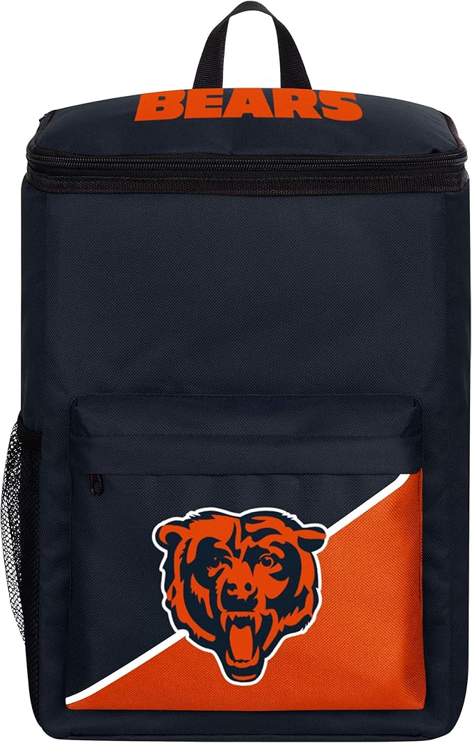 FOCO Chicago Bears NFL Cooler Backpack, team color, one size