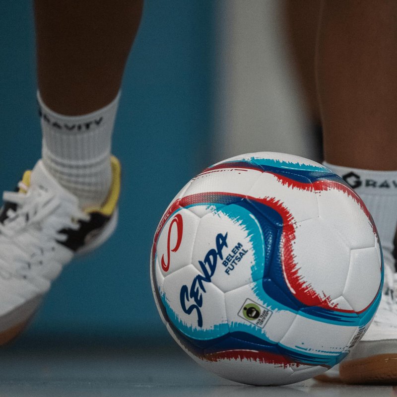 Senda Belem Training Futsal Ball, Fair Trade Certified, White, Size 3 (Ages 8-12)