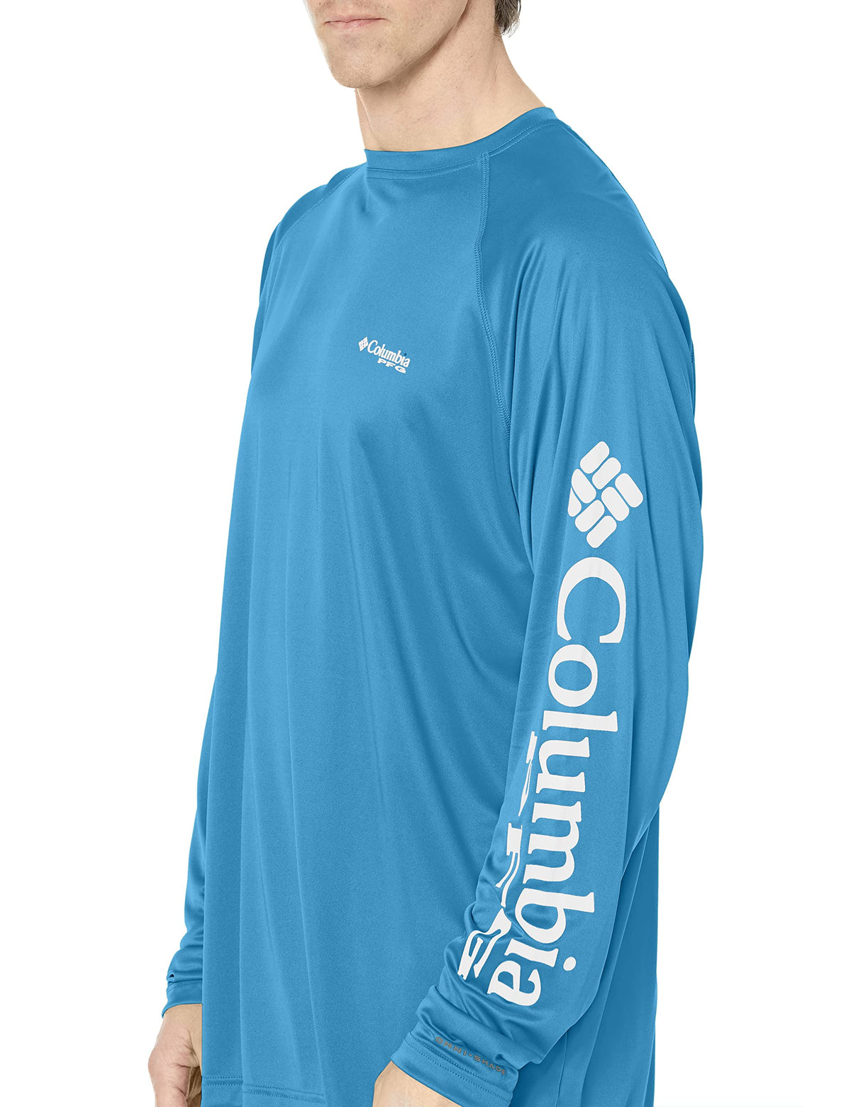 Columbia Men's Big Terminal Tackle Long Sleeve Shirt, Yacht White Logo, 3X/Tall