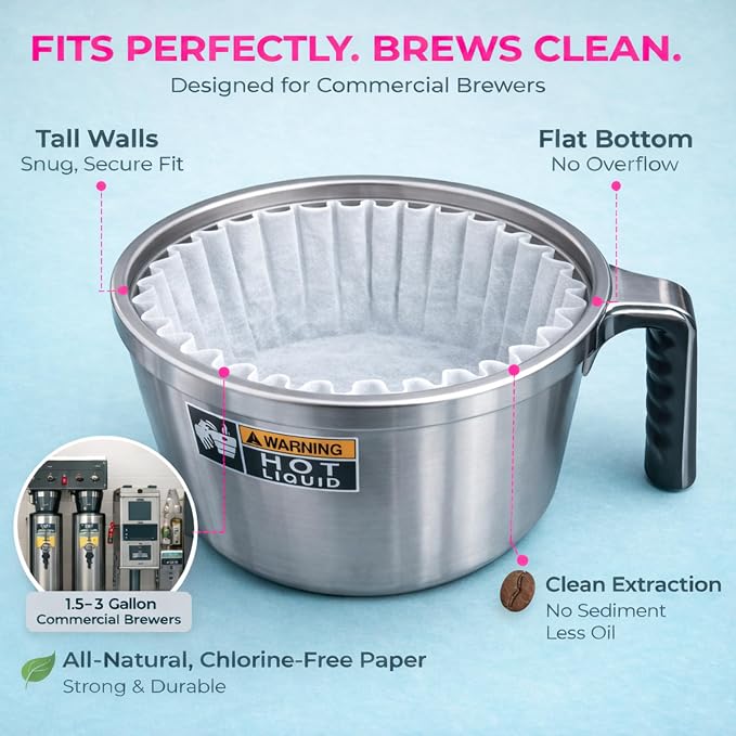 Katy’s Extra Large Commercial Coffee Filters