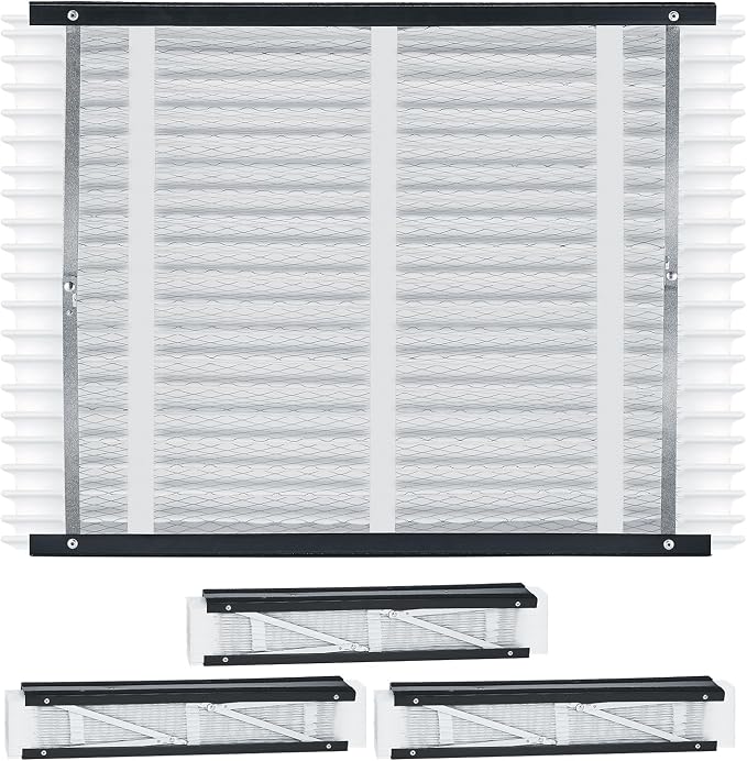 VEVOR 20x25x4 Furnace Air Filter, MERV 11 Pleated HVAC AC Replacement,