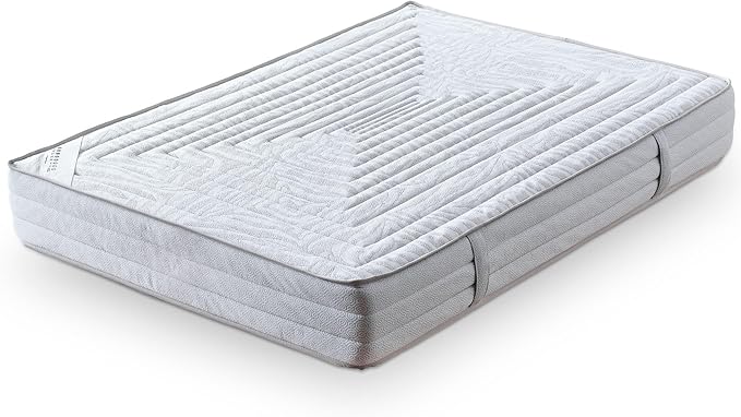 Ottomanson Twin 11" Safari Firm Hybrid Mattress - Made in USA - Unyielding Support & Durability - Individually Pocketed Coils & CertiPUR-US Foam - Fiberglass-Free - Bed in a Box