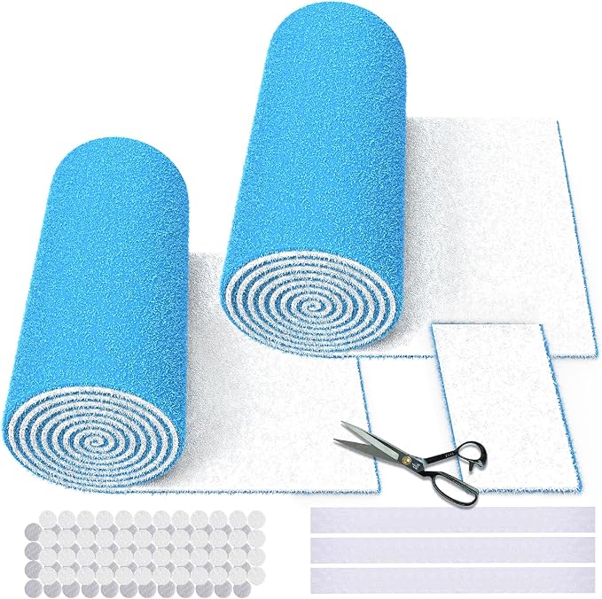 2PCS 12 x 120" Air Vent Filters, Cut-to-Size MERV 8 Filter Material, Triple