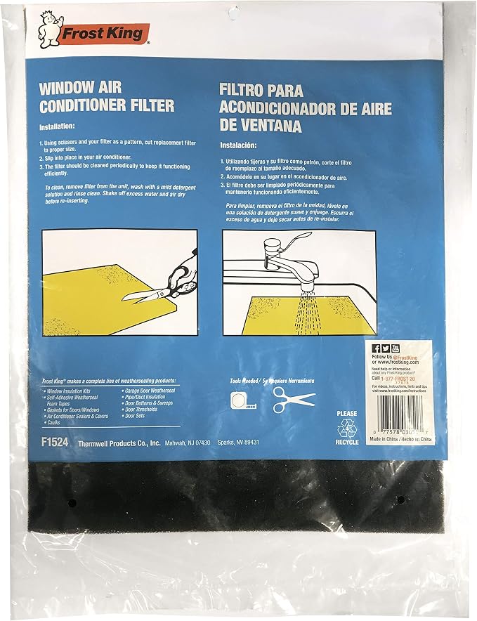 Frost King Air Conditioner Filters, 15 in. x24 in. x3/16 in., Open Cell Foam