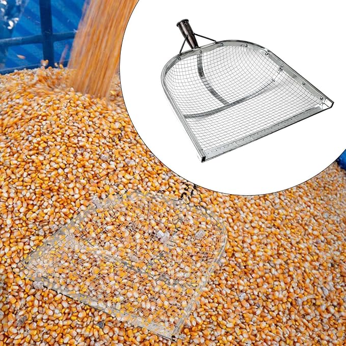 Leaking Soil Shovel Filter Stainless Steel Sieve 4mm/6mm/8mm/12mm Mesh Sifting