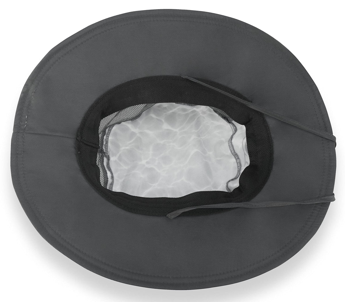 Fishoholic Fishing Hat - UPF50+ Sun Protection Wide Brim Bucket Hat with Straps
