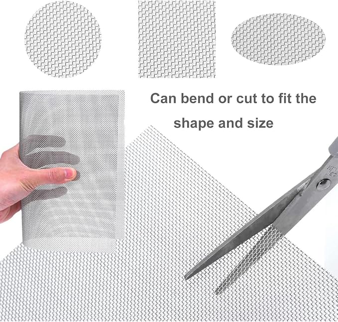 20 Mesh Stainless Steel Woven Wire, High-Density Ventilation Protecting Mesh