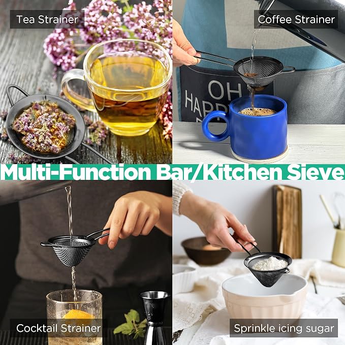 Homestia 304 Stainless Steel Fine Mesh Strainer
