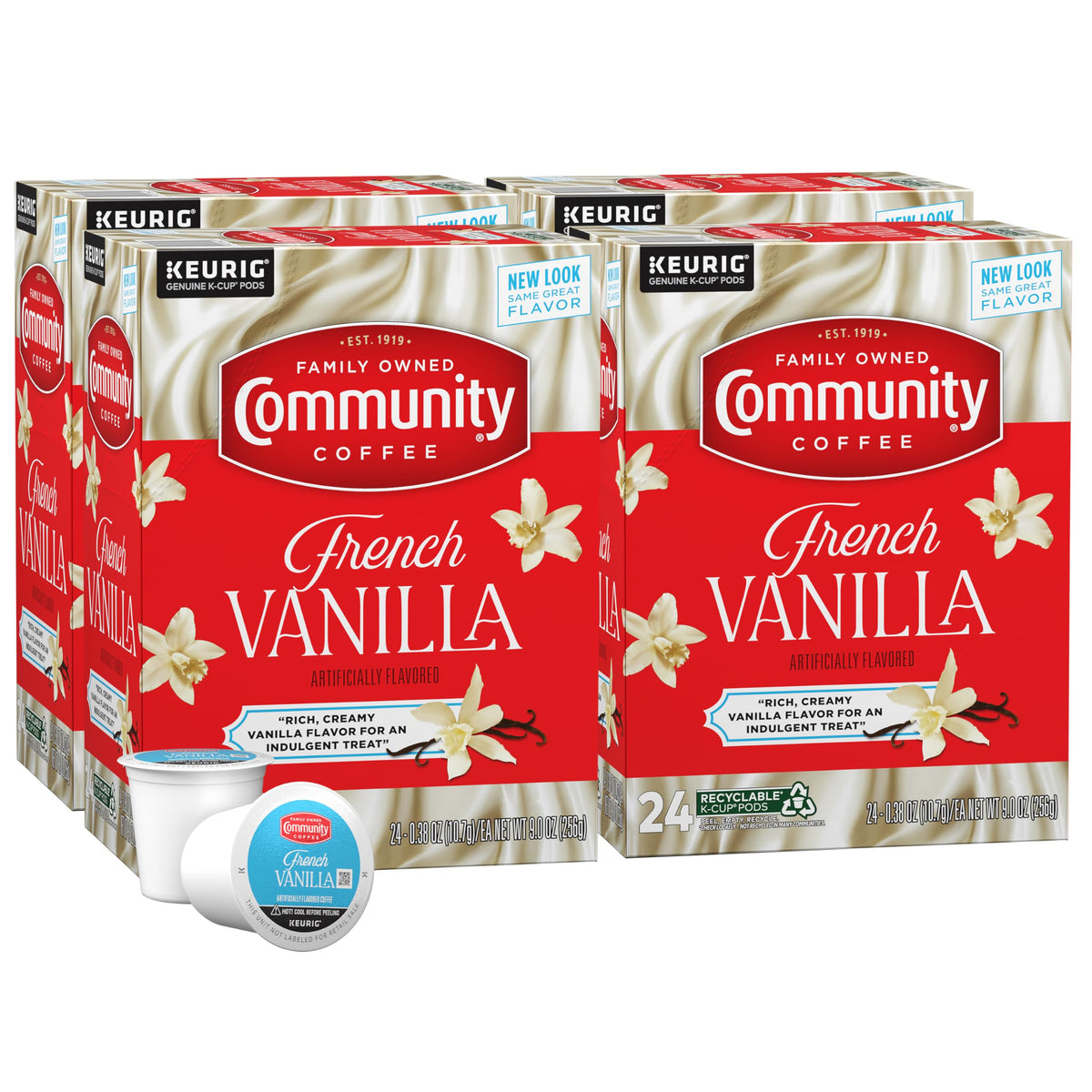 Community Coffee Grandma's Sugar Cookie Keurig K-Cup Pods, Limited Edition Holiday Flavor, Natural Ingredients, 10 Count (Pack of 6)